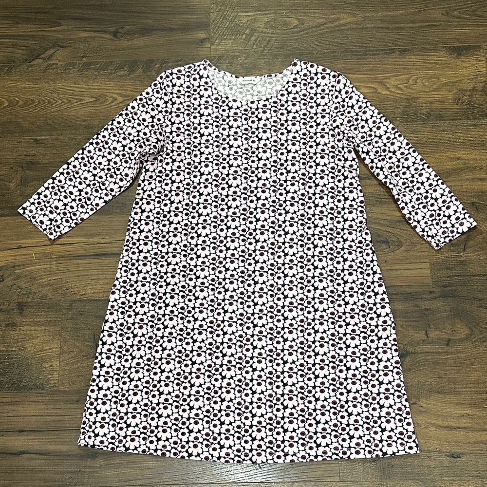 Marimekko Aretta Pikkuinen Unikko Shift dress size Medium NWOT